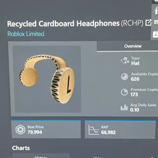cardboard headphones