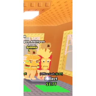 Burger and fries 450m