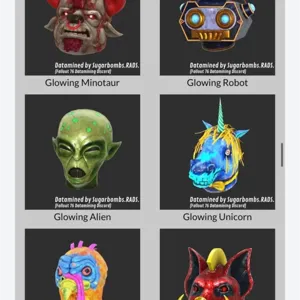 All Glowing Masks