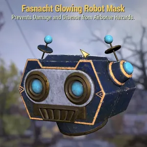 Glowing Robot Mask