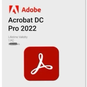 Adobe Acrobat Pro DC 2022 — Lifetime License (PC) | Global