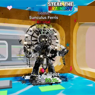 Steal The Brainrot - Sunculus Ferris Gothic lvl 200