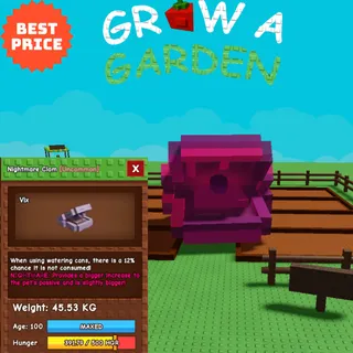 GROW A GARDEN NIGHTMARE CLAM 45 KG