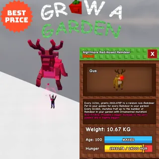 NIGHTMARE RED-NOSED REINDEER