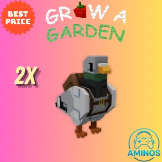 GROW A GARDEN 2X MESSENGER PIGEON