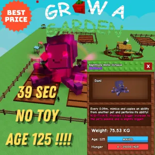 NIGHTMARE TITANIC MIMIC OCTOPUS 39 SEC NO TOY