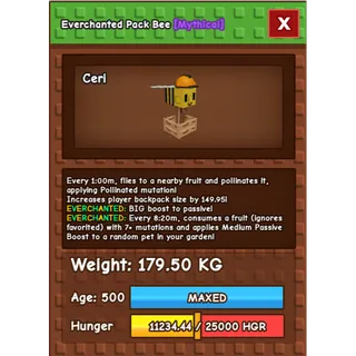 Grow a garden pack bee