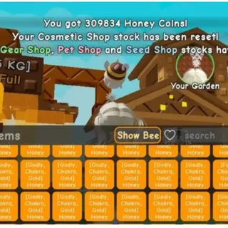 150,000 K - 300,000 K+ honey coins 