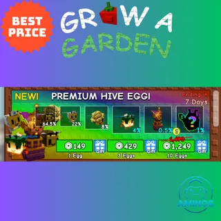 GROW A GARDEN 10X PREMIUM HIVE EGG