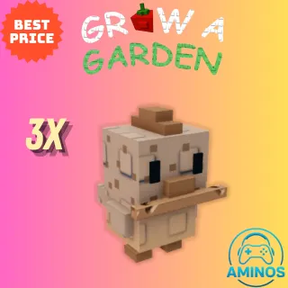 GROW A GARDEN 3X Eggnog Chick