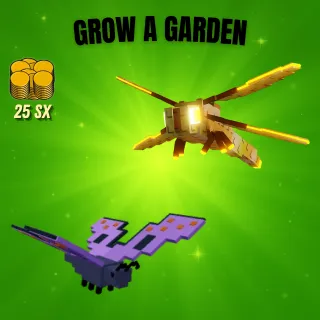 GROW A GARDEN - BUTTERFLY + DRAGONFLY