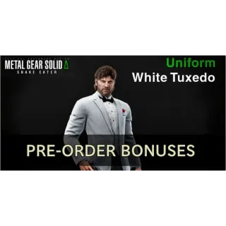 Preorder White Tuxedo - Metal Gear Solid Delta: Snake Eater