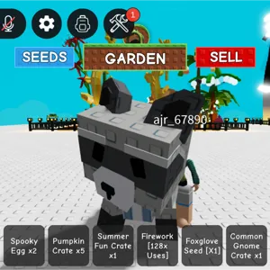 raccoon grow a garden