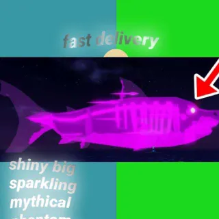 Fisch Shiny Big Sparkling Mythical Phantom Megalodon