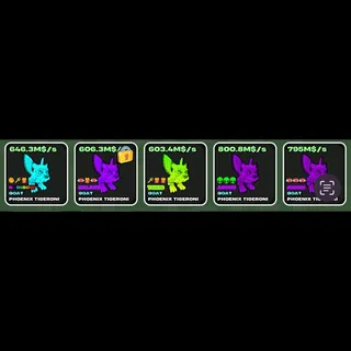 Bundle of 5 Phoenixs