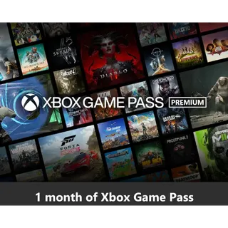 Xbox Game Pass Premium 1-month (New + Existing Users) 