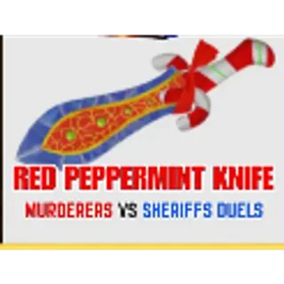 RED PEPPERMINT KNIFE - MURDERERS VS SHERIFFS DUELS / MVSD