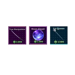 TRUE MANIPULATOR + MOON SLAYER + ICE QUEEN - SAILOR PIECE