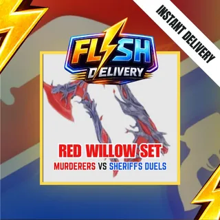 RED WILLOW SET (GUN AND AXE) - MURDERERS VS SHERIFFS DUELS / MVSD