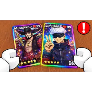 AUTO COLLECT + DOUBLE XP - ANIME CARD COLLECTION 498R