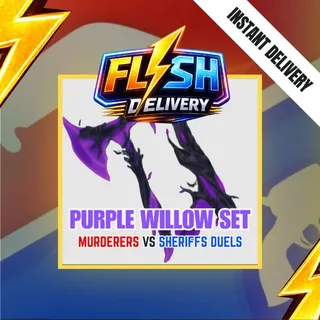 PURPLE WILLOW SET (GUN AND AXE) - MURDERERS VS SHERIFFS DUELS / MVSD