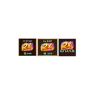 2X EXP + 2X DROPS + 2X LUCK / X2 EXP + X2 DROPS + X2 LUCK - SAILOR PIECE