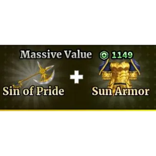 SIN OF PRIDE + SUN ARMOR - SAILOR PIECE