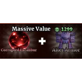 CORRUPTED EXCALIBUR + ALTER ARMOR - SAILOR PIECE