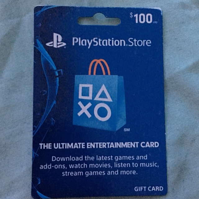 $100 psn gift card