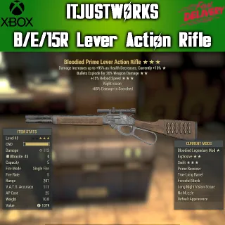 Bloodied Lever Action Rifle (B/E/15R)