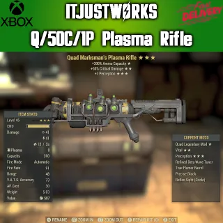 Quad Plasma Rifle (Q/50C/1P)