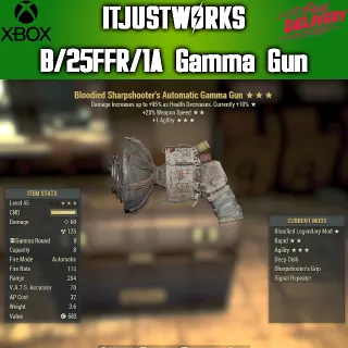 Bloodied Gamma Gun (B/25FFR/1A)