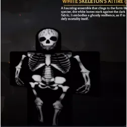 🟢⭐White Skeleton Attire ⭐- Attack on Titan Revolution - Fast Delivery⚡