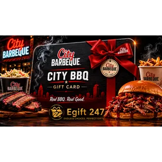 $50.00 USD CITY BBQ ( + 10$ Bonus cards )