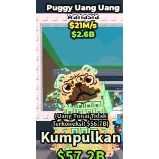 MONEY MONEY PUGGY 21M/S