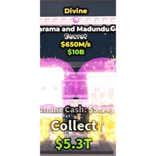 DIVINE GARAMA AND MADUNDUNG 650M/S | STEAL A BRAINROT