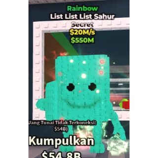 LIST LIST LIST SAHUR RAINBOW