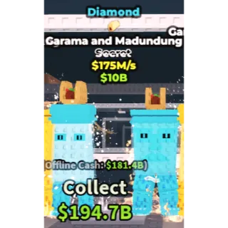 GARAMA AND MADUNDUDUNG DIAMOND 175M/S