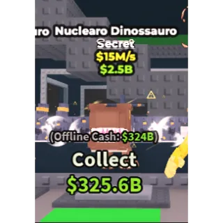 NUCLEARO DINOSSAURO 15M/S | STEAL A  BRAINROT