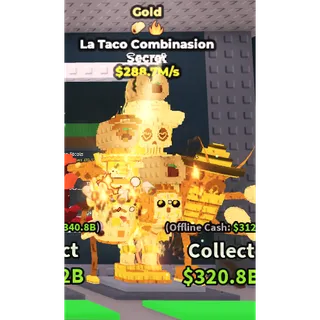 LA TACO COMBINASION GOLD 288.7M/S