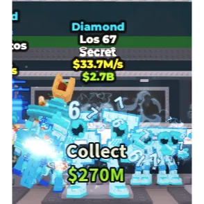 LOS 67 DIAMOND 33.7M/S | STEAL A  BRAINROT
