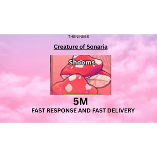 5M MUSHROOM - Creature of Sonaria