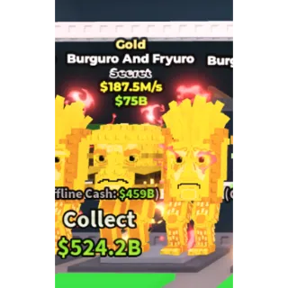 BURGURO AND FRYURO GOLD 187.5M/S | STEAL A BRAINROT