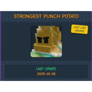 STRONGEST PUNCH POTATO | GARDEN TOWER DEFENSE
