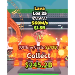 LOS 25 LAVA 60M/S | STEAL A  BRAINROT