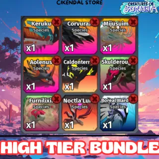 HIGH TIER BUNDLE | Creatures of Sonaria |Cos