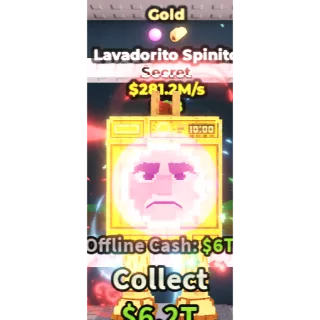 LAVADORITO SPINITO GOLD 281.2M/S