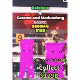 GARAMA AND MADUNDUNG RAINBOW 600M/S | STEAL A BRAINROT