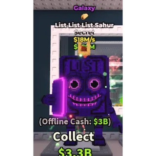 LIST LIST LIST SAHUR GALAXY 18M/S