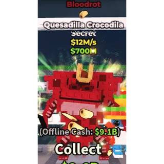 QUESADILLA CROCODILA BLOODROT 12M/S